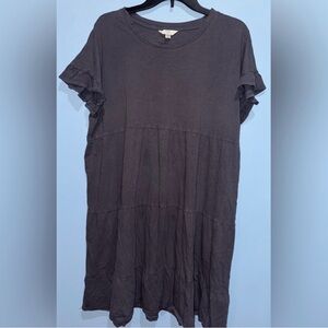 Time and Tru Gray Midi Dress